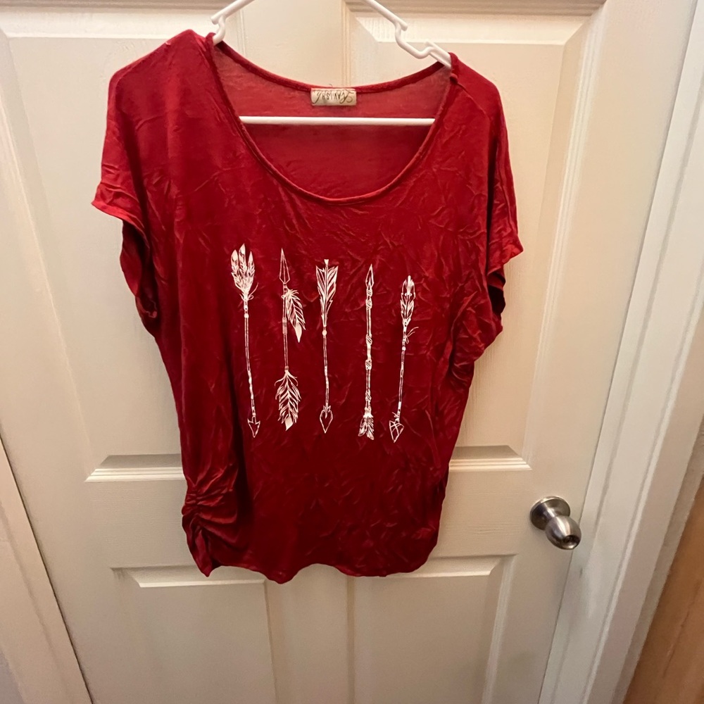 Burnt orange, fall shirt
